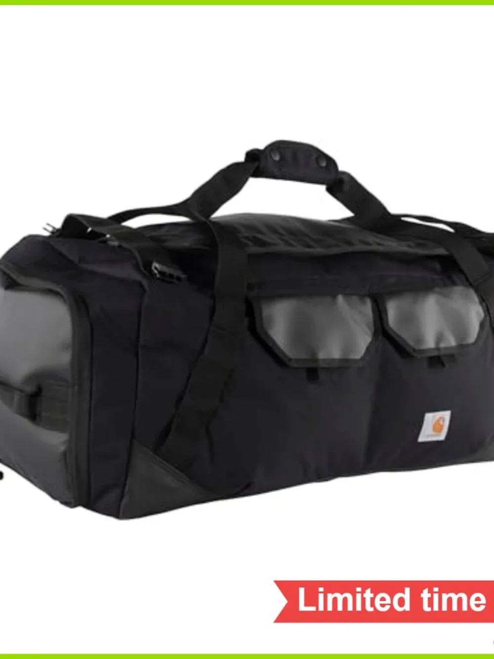 Heavy Haul Utility Duffel Bag 75L Water-Resistant Nylon Travel Gym Work